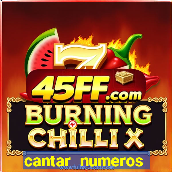 cantar numeros bingo online